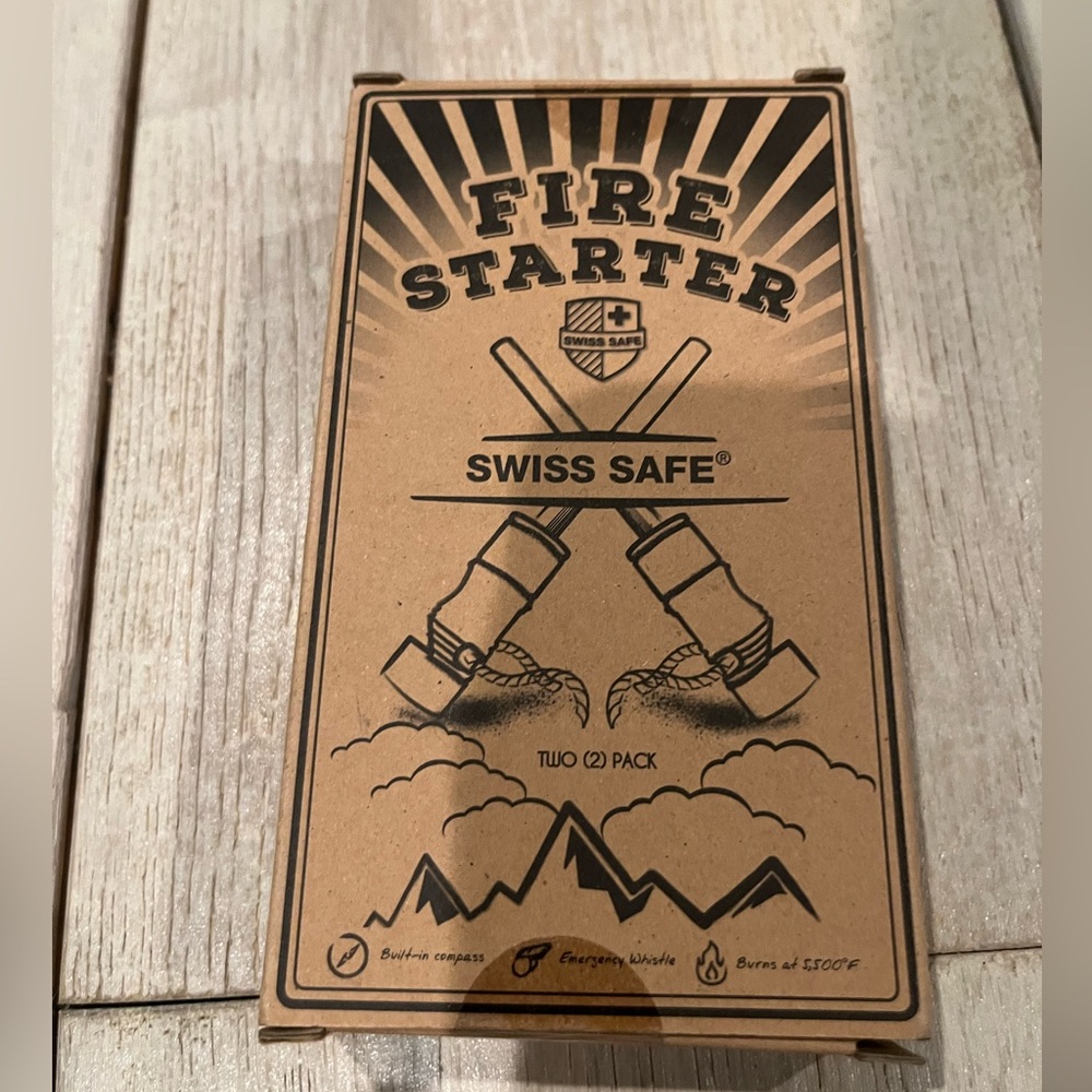 Swiss Safe Fire Starter Two (2) Pack